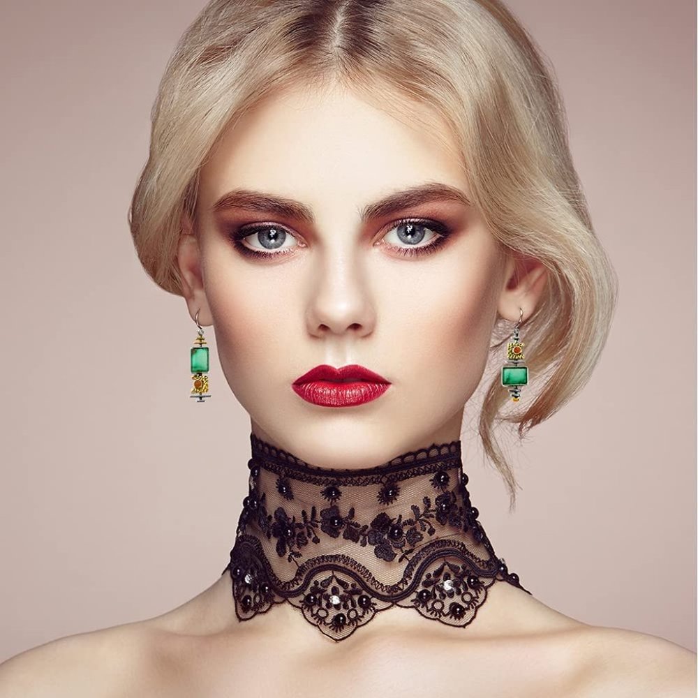 12-14 Pairs Drop Dangle Earrings for Women Boho Jewelry Waterdrop Earrings Set - Picture 10 of 15